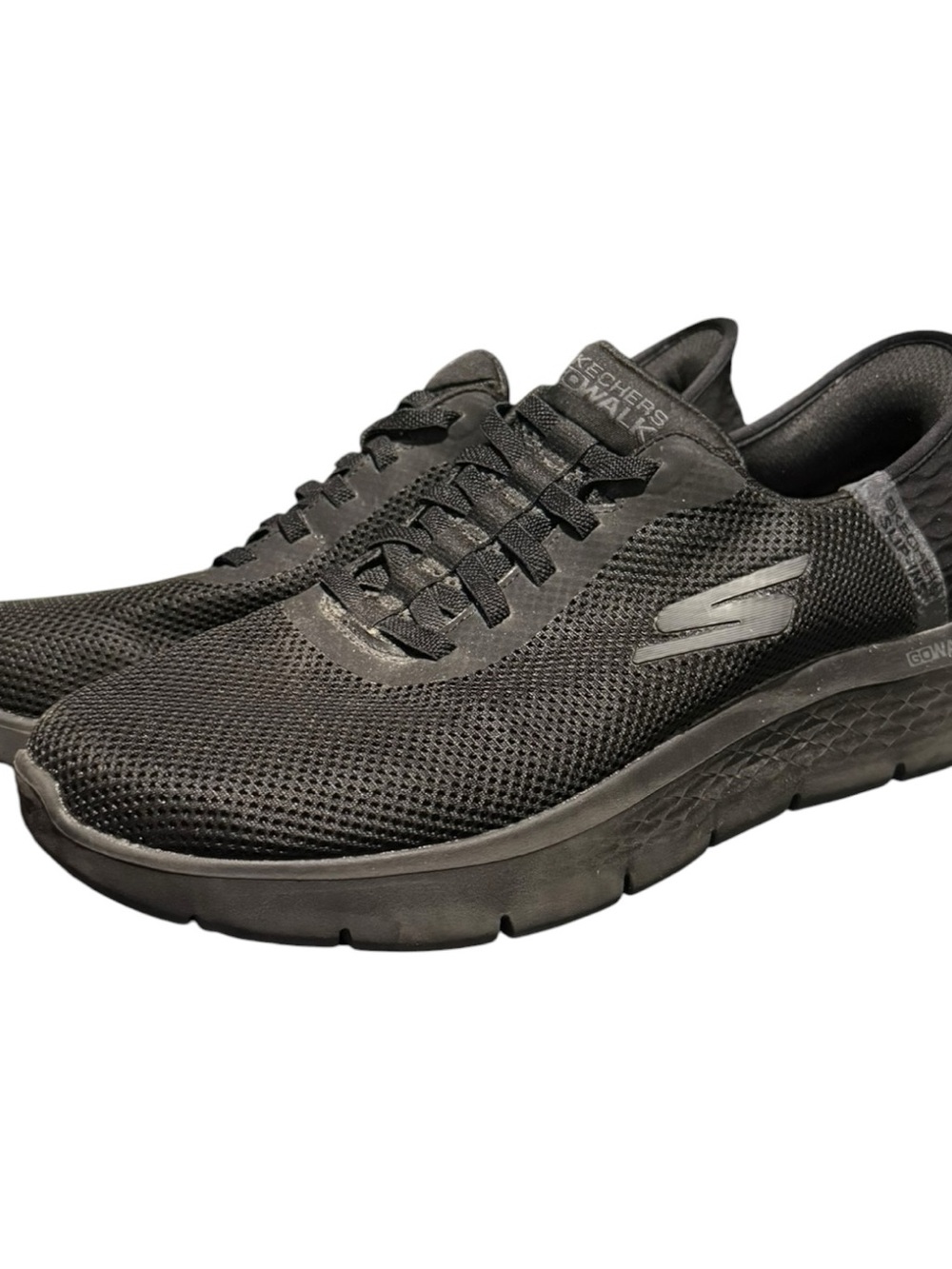 Skechers Go Walk Flex Slip-Ins Men’s Walking Sneakers Black Size 11.5